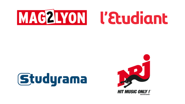 Logos partenaires medias Mondial des Metiers 2025 