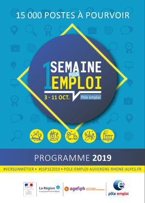 Agenda Ca Se Passe En Region 1 Semaine Pour 1 Emploi 2019